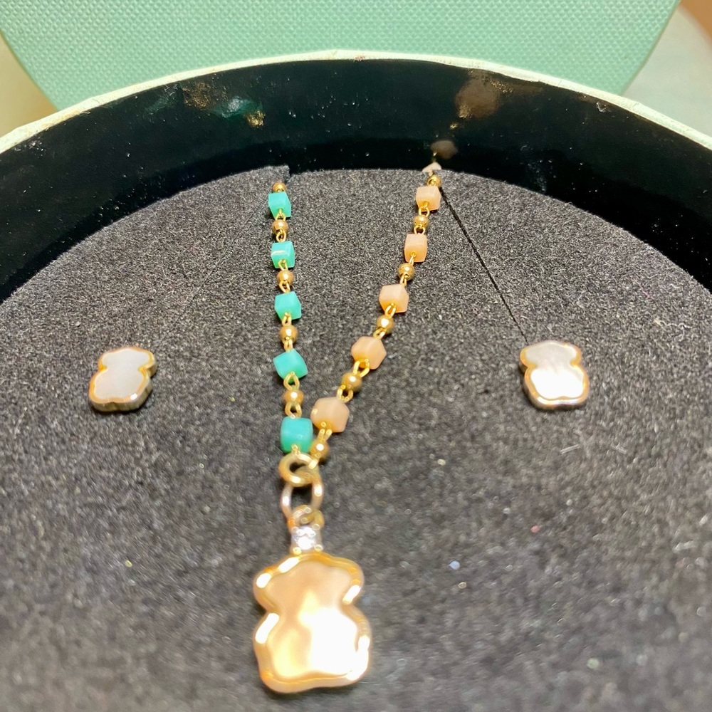 Tous earrings and necklace pre owned
